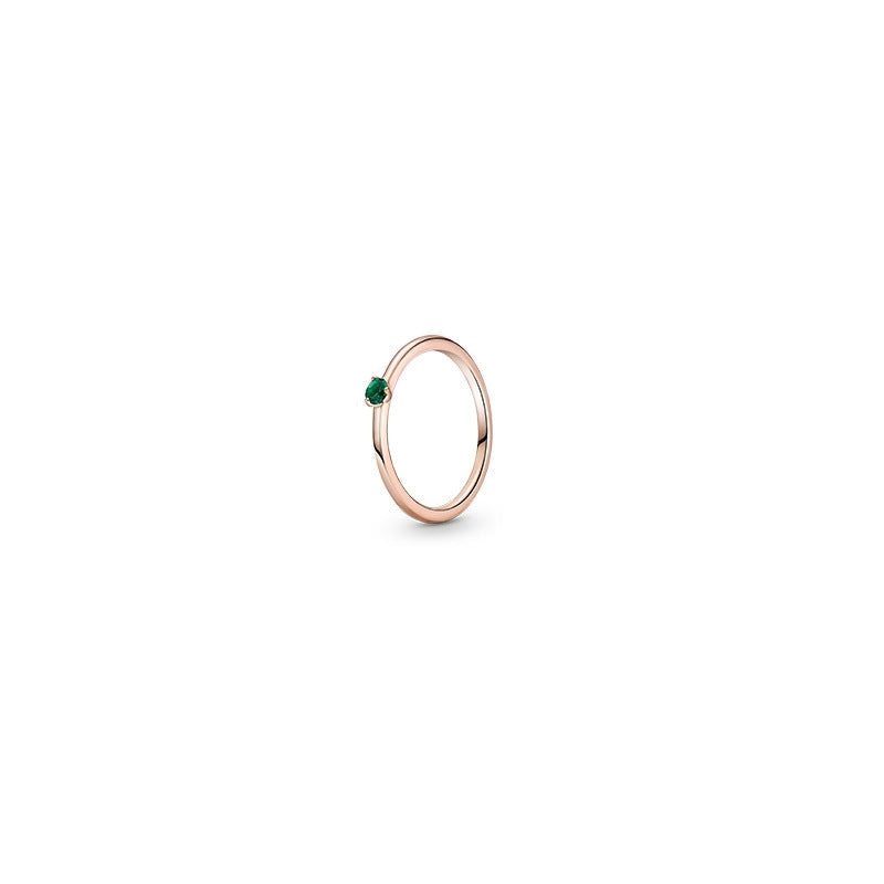 New Double Wishbone Solitaire Ring