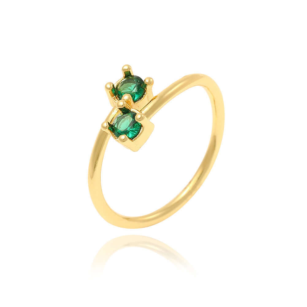Small Square Adjustable Finger Ring for Women Fresh Little Finger Ring