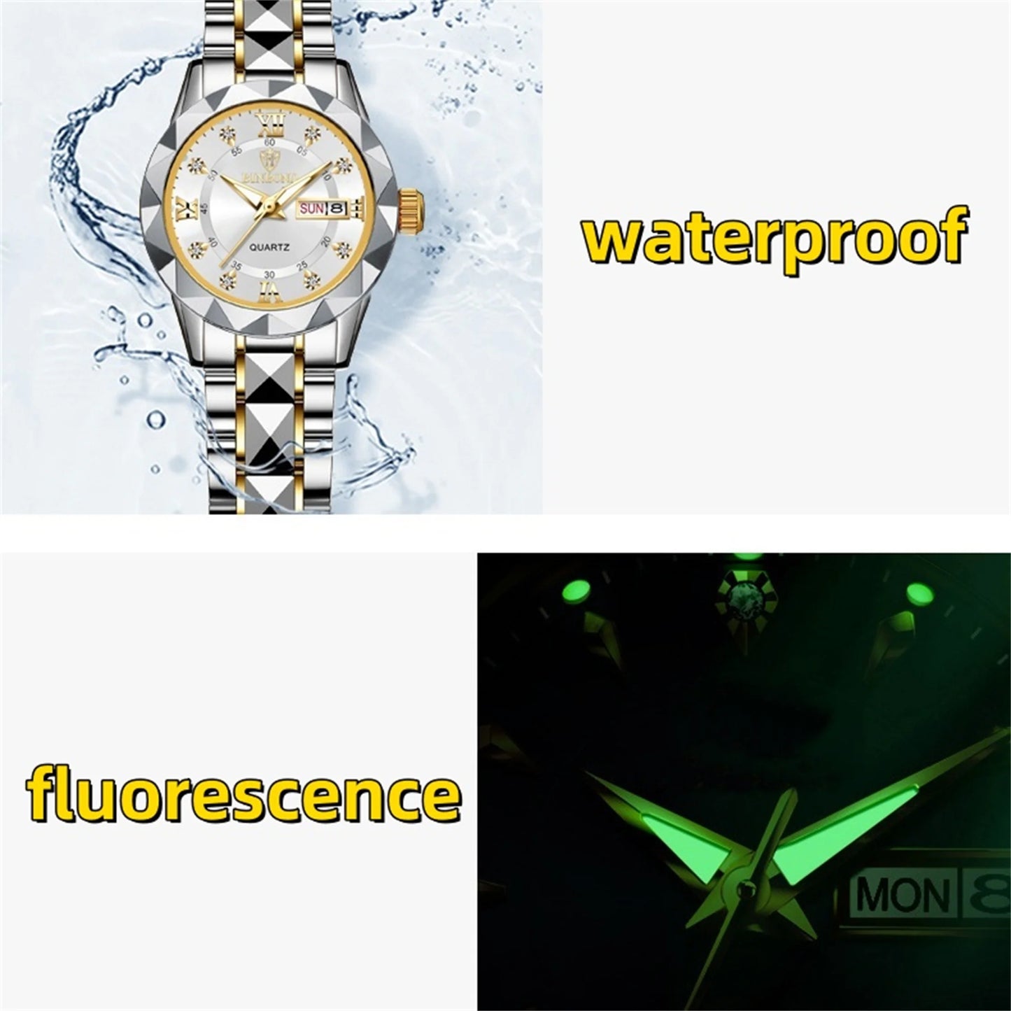 Hannah Martin Black Fashion Lady Watch Japan Quartz Women Clock Casual Stainless steel Wrist Watches Waterproof Authentic Brand