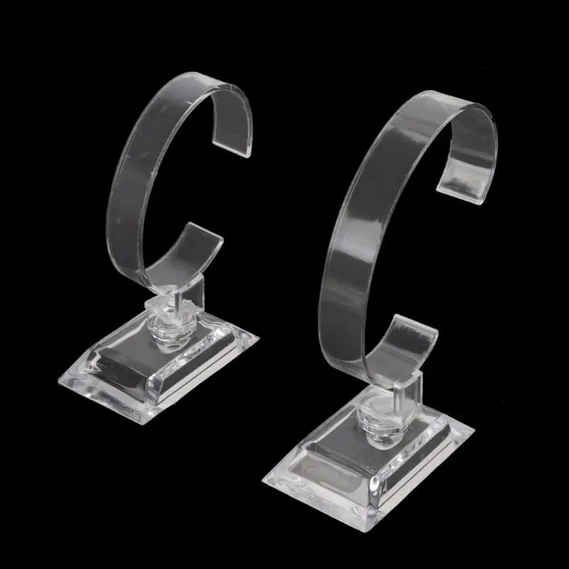 Wrist Jewelry Bracelet Display Stands Clear Watch Display Rack Shop Showcase Holder Stretchie Bangle Display Stand