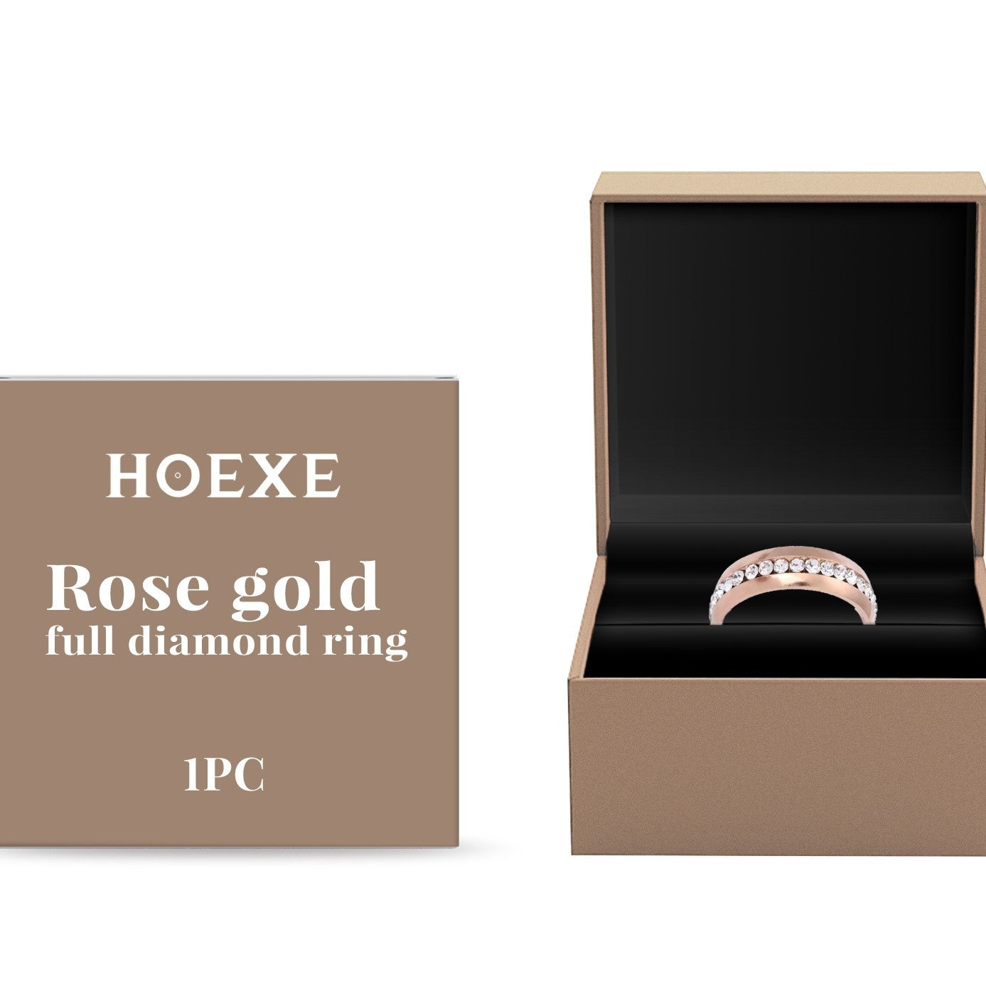 Rose Gold Full Diamond Ring