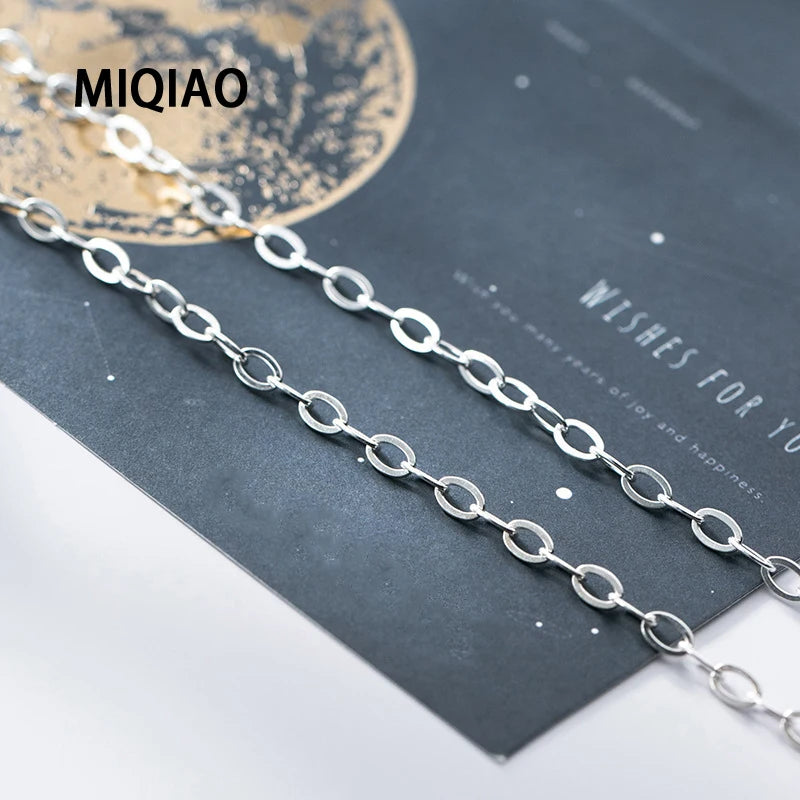 Leg Chain Female Silver Ankle Bracelet 925 Women Jewelry Bobby Socks O Chain Sterling Simplicity